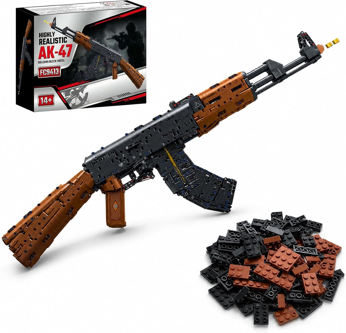 AK47 Building Block Set 1423 Pcs Military Weapon Series