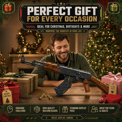 AK47 Building Block Set 1423 Pcs Military Weapon Series