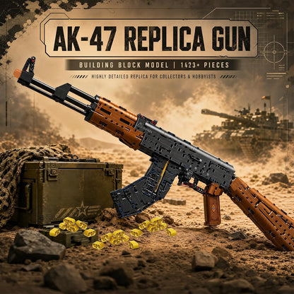 AK47 Building Block Set 1423 Pcs Military Weapon Series